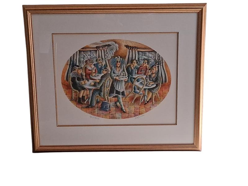 TAVLA Litografi MayK Leon