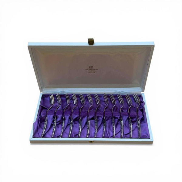 SILVER TÅRTGAFFLAR 12 st