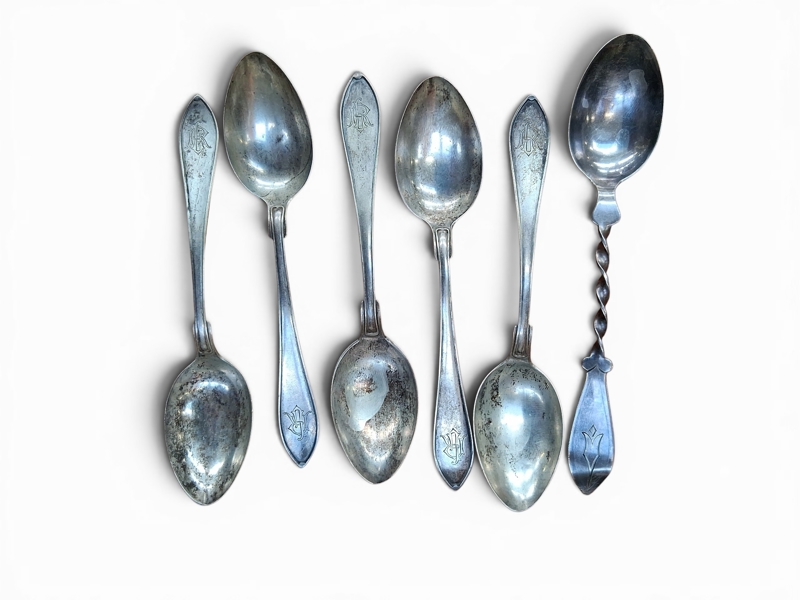 SILVER, teskedar 6 st
