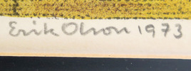 FÄRGLITOGRAFI, Olson, Erik 