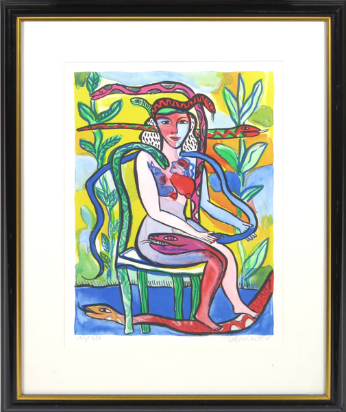 FÄRGLITOGRAFI, Ulrica Hydman-Vallien,