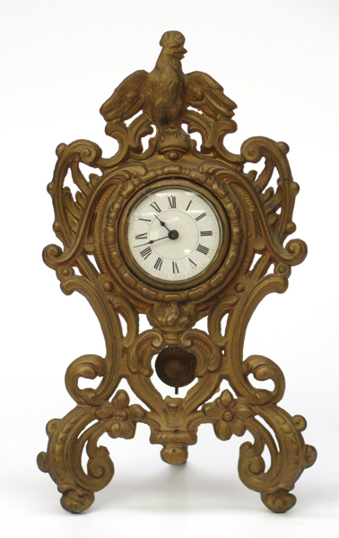 Bordsur, bronserad metall, sekelskiftet 1900