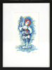 FÄRGLITOGRAFI, May K. Léon, "Spegel spegel på väggen där", signerad och numrerad 35/130, synlig pappersstorlek 24 x 13 cm