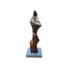 Wysocki, Stanislaw (Stan Wys), skulptur, patinerad och polerad brons på stensockel, stående kvinnogestalt, signerad, numrerad 3/8 o daterad 2017, h 35 cm