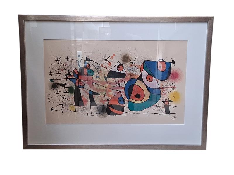 FÄRGLITOGRAFI, Joan Miró.