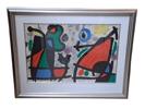 FÄRGLITOGRAFI, Joan Miro. efter