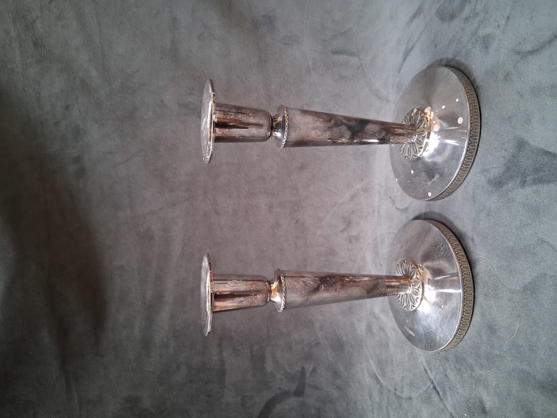 LJUSSTAKAR, silver, fyllda