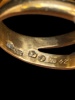 GULD, ring & örhängen 18K