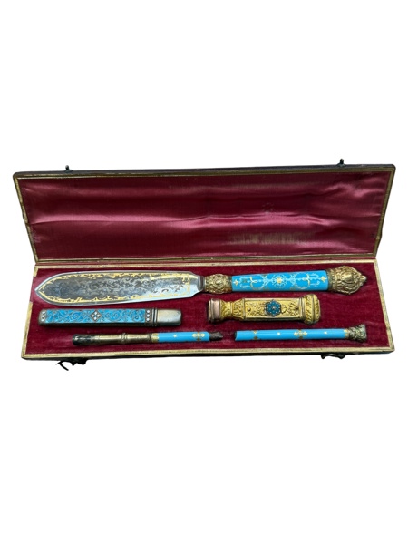 SKRIVSET, antikt franskt, Napoleon III