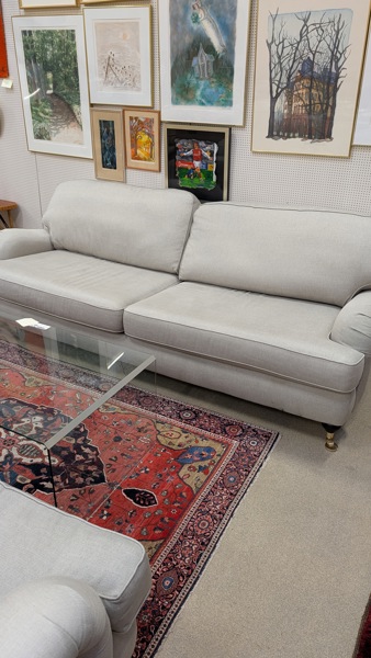 XXX Soffa (3-sits) + 2 fåtöljer i Howardstil