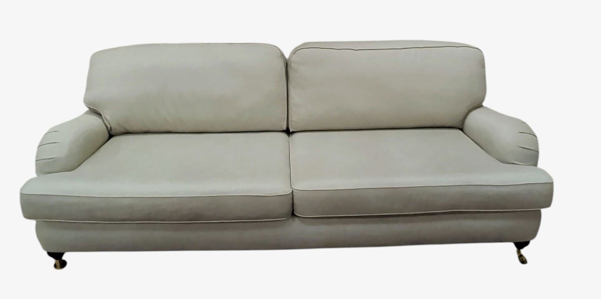 Soffa (3-sits) + 2 fåtöljer i Howardstil