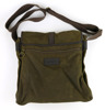 Axelremsväska, vaxad bomull med läderdetaljer, Barbour Wax Leather Mail Bag,