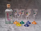 SNAPSGLAS MED KARAFF, 7 delar