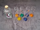 SNAPSGLAS MED KARAFF, 7 delar