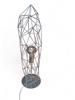 BORDSLAMPA, kromad metall