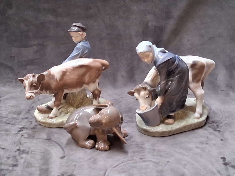 FIGURINER, Royal Copenhagen, 3 st