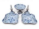 PORSLIN, ROYAL COPENHAGEN MUSSELMALET, SERVISDELAR, 5 st