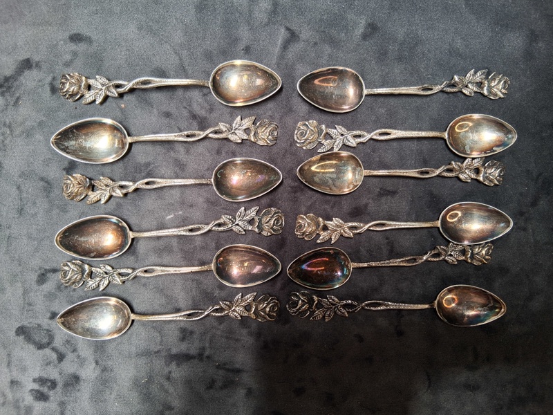KAFFESKEDAR, SILVER,12 st