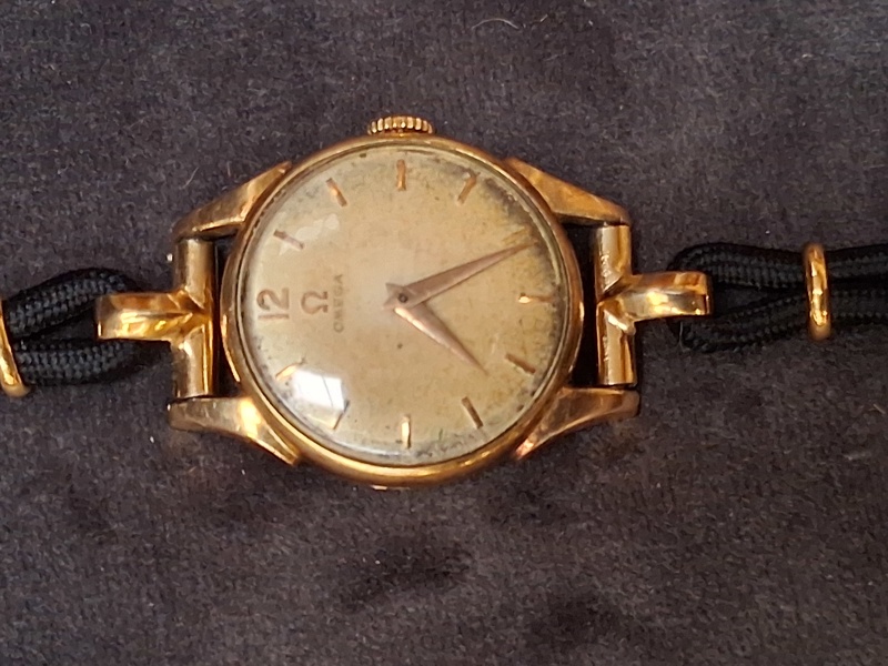 DAMARMBANDSUR, GULD,18K Omega