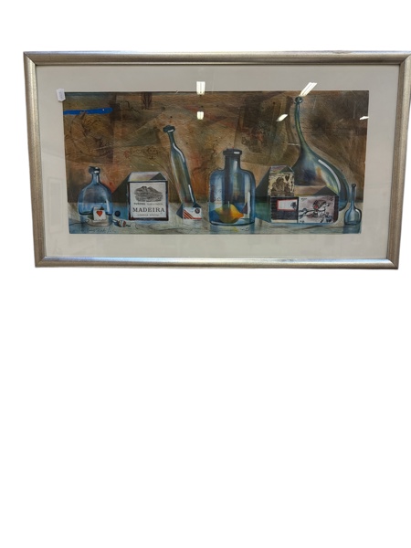 Tavla Litografi Boris Zatz Stilleben