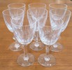 8 st kristallglas vitvin