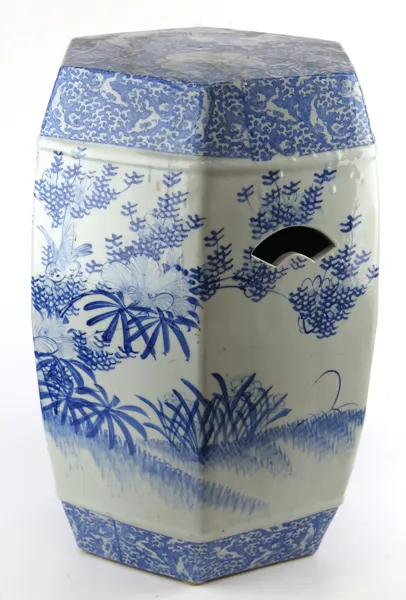 TRÄDGÅRDSPALL, porslin, Japan,