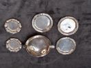 PARTI SILVER, askfat samt coasters