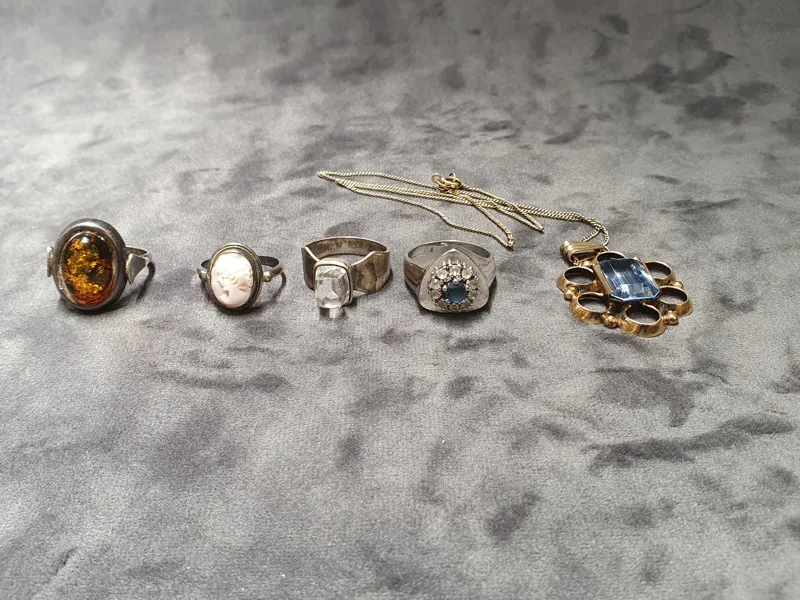 PARTI SILVER, RINGAR SAMT HALSBAND