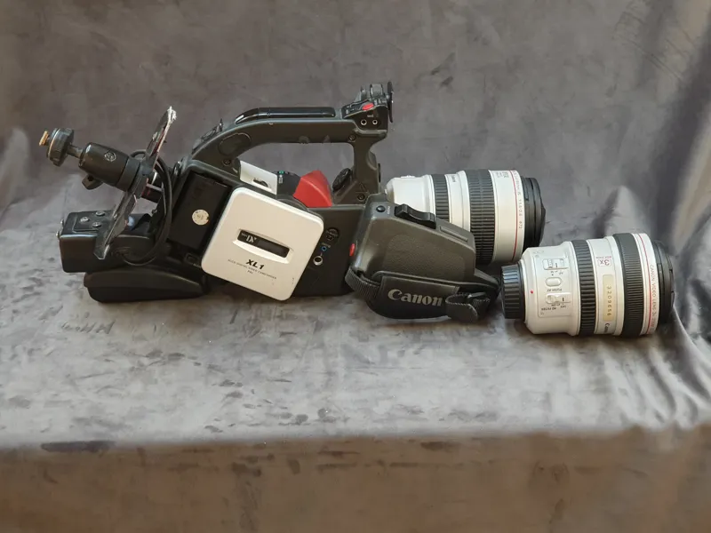 VIDEOKAMERA, Canon XL 1 med 2 objektiv