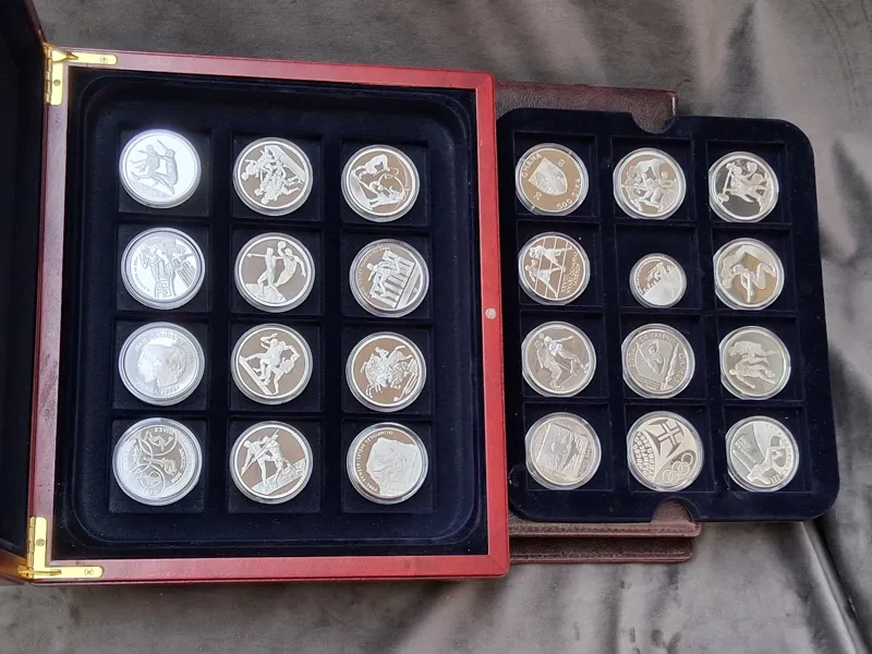 MYNT, 24 stycken, silver, i OS Athen, 2004, 90-99,9%