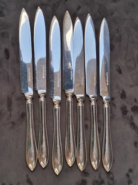 FRUKTKNIVAR, SILVER, 7 st