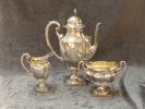 KAFFESERVIS, 3 delar, nysilver