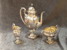 KAFFESERVIS, 3 delar, nysilver