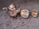KAFFESERVIS, 3 delar, nysilver