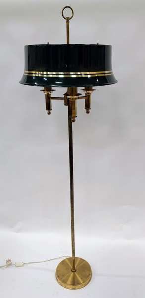 XXX Golvlampa "Edvard" i mässing och plåt Boulettemodell 1900-talets 2:a hälft