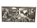 PABLO PICASSOS " Guernica" från 1937, tryckt reproduktion från 1900-talets senare hälft.
