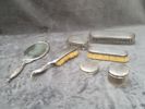 PARTI SILVER, borste, spegel mm