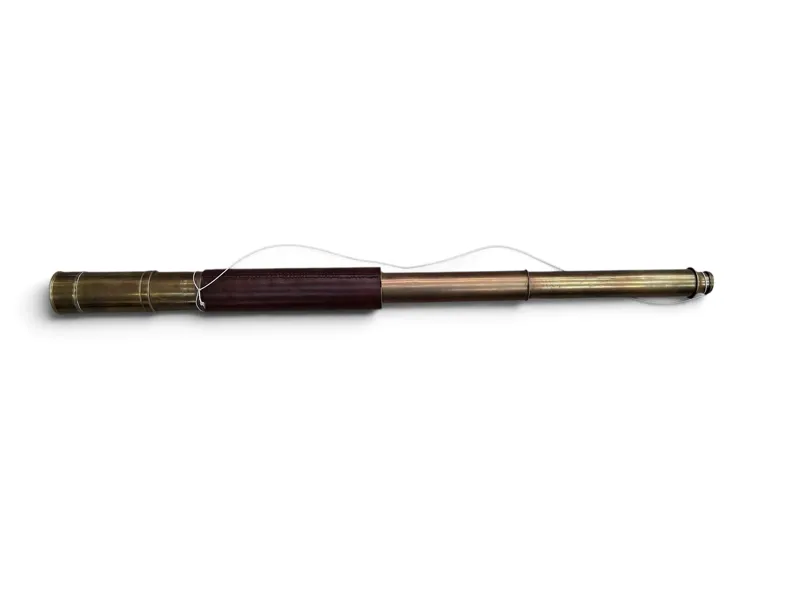 TUBKIKARE, mässing och läder