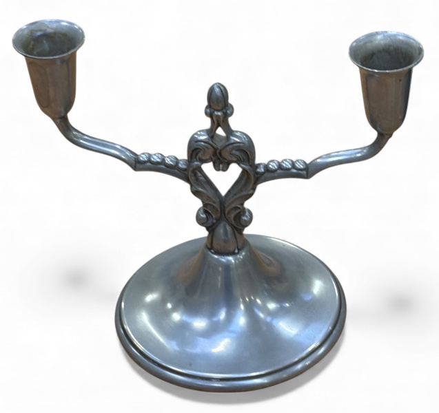 KANDELABRAR, Tenn Svenskt 2st