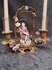 KANDELABRAR, 1 par, Meissen, 1700-tal