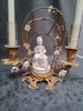 KANDELABRAR, 1 par, Meissen, 1700-tal