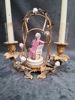 KANDELABRAR, 1 par, Meissen, 1700-tal