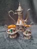 KAFFESERVIS, nysilver, 3 delar