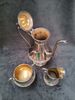 KAFFESERVIS, nysilver, 3 delar