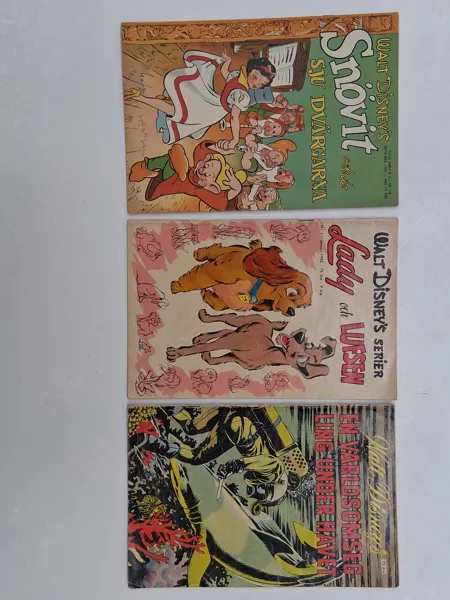SERIETIDNINGAR, 1950-tal, 3 st