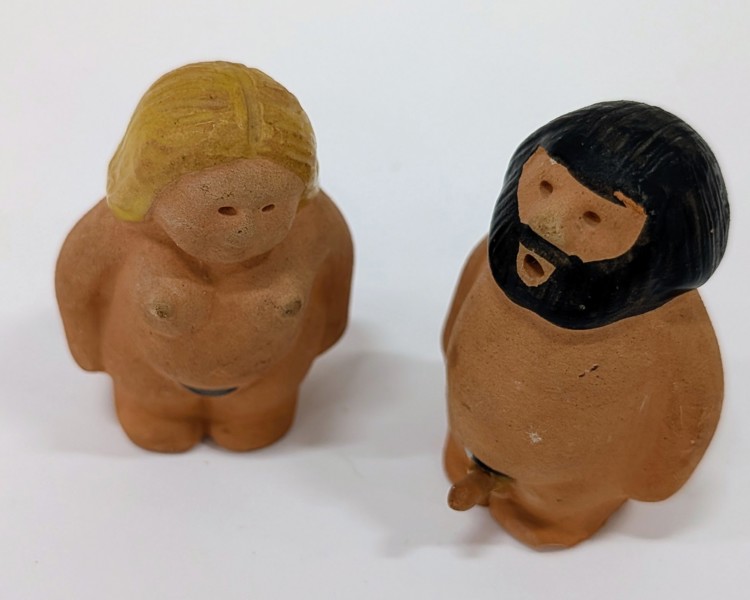 XXX Eva och Adam, keramik figurer