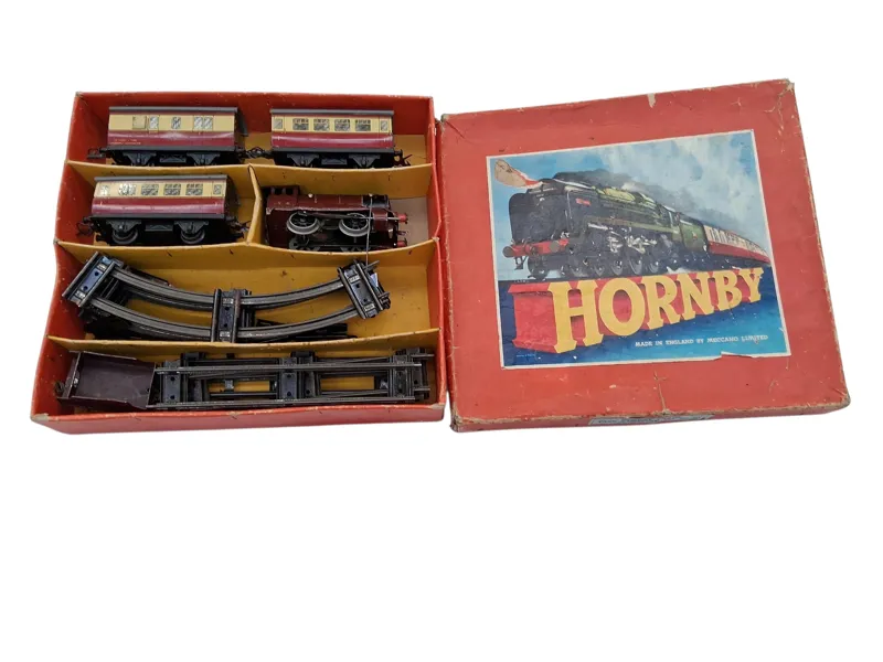 PARTI MODELLJÄRNVÄGSDELAR, Hornby Meccano, 