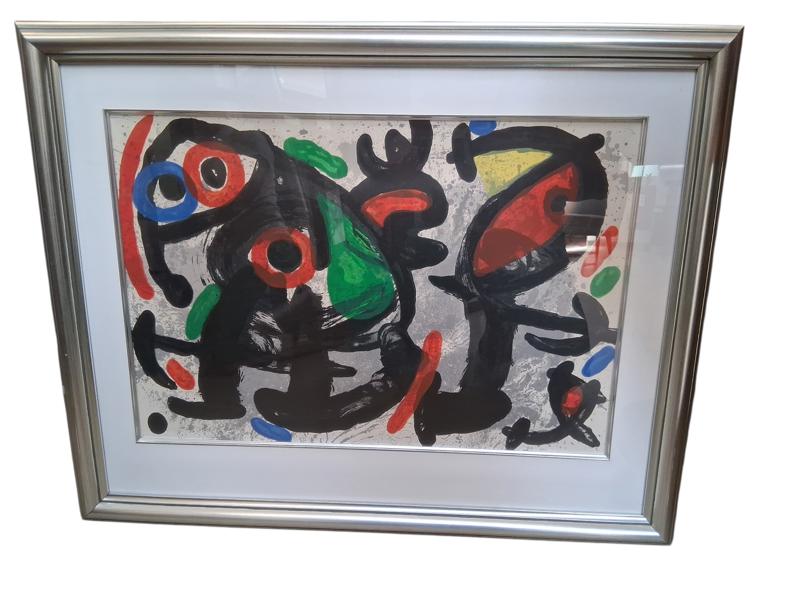 FÄRGLITOGRAFI, Joan Miro. efter