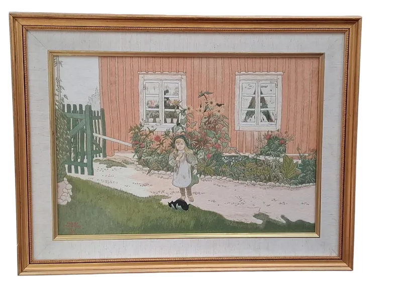 BRODERITAVLA, Carl Larsson, efter