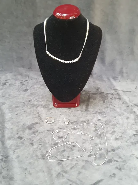 13 g silver, swarowskikristaller